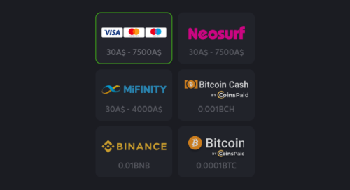 Neospin Deposit Page